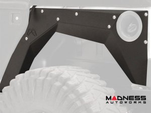 Jeep Wrangler JL Fender Flares - Fab Fours - Rear - Base System - 4 Door